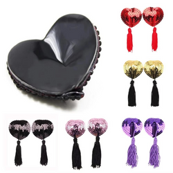 Heart shaped nipple covers pair of