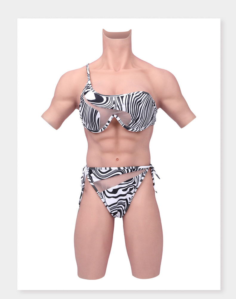 Female Silicone Body Muscle Suit