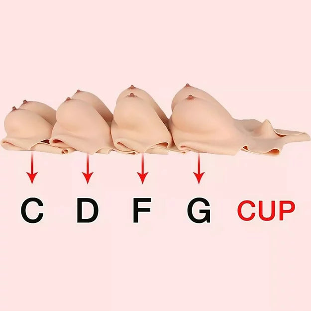 Silicone Breast Forms C Cup (Liquid Silicone Filling)