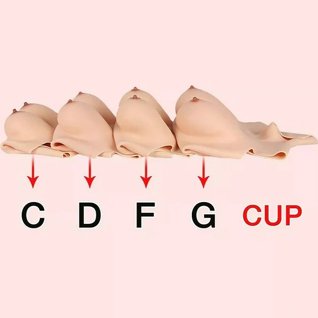 Silicone Breast Forms G Cup (Liquid Silicone Filling)