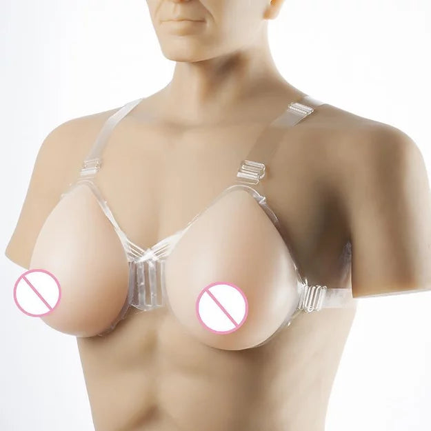 Strap On Silicone Breast Forms H Cup
