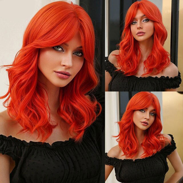 Medium Length Bob Style Synthetic Wig