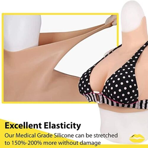 Silicone Breast forms Breastplate H Cup Fake Boobs Mastectomy Crossdressing
