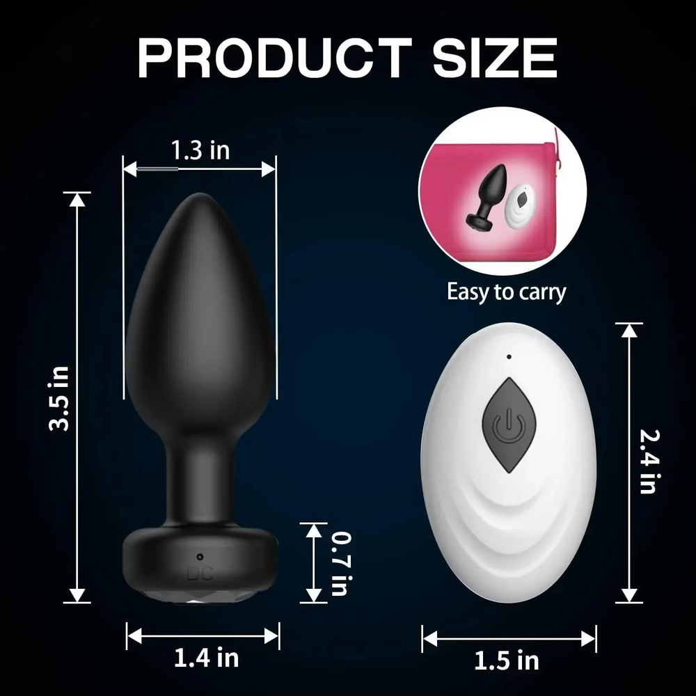 Vibrating Anal Butt Plug