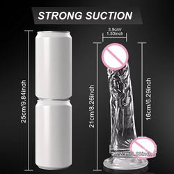 Suction Cup Dildo in 4 Sizes