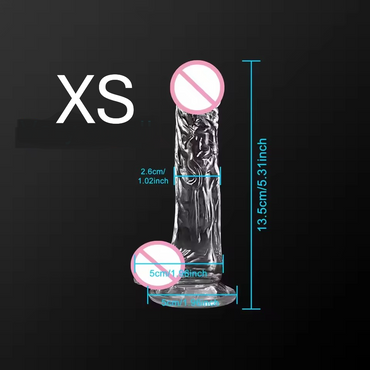 Suction Cup Dildo in 4 Sizes