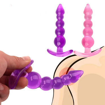 Soft Silicone Anal Beads