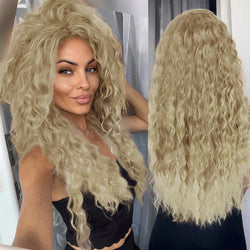 Long wavy synthetic wig