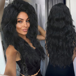 Long wavy synthetic wig