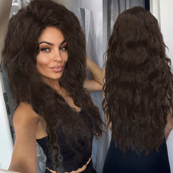 Long wavy synthetic wig