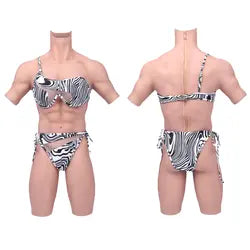 Female Silicone Body Muscle Suit