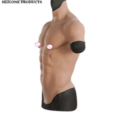 Mens Silicone Muscle Body Suit