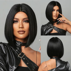 Medium Length Bob Style Synthetic Wig