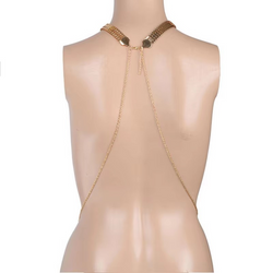 Over chest to waist chain necklace