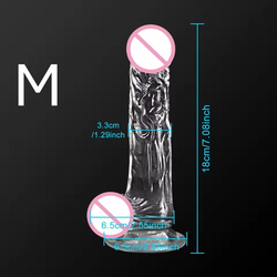 Suction Cup Dildo in 4 Sizes