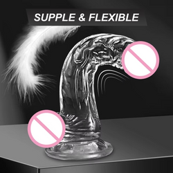 Suction Cup Dildo in 4 Sizes