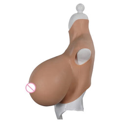 Z cup silicone breast form. Super sized breasts with added skin definition