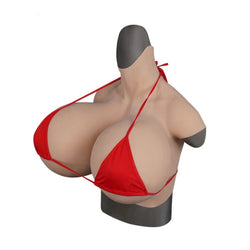 Z cup silicone breast form. Super sized breasts with added skin definition