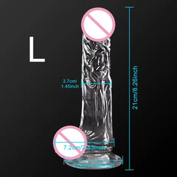 Suction Cup Dildo in 4 Sizes