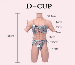 Female Silicone Body Muscle Suit