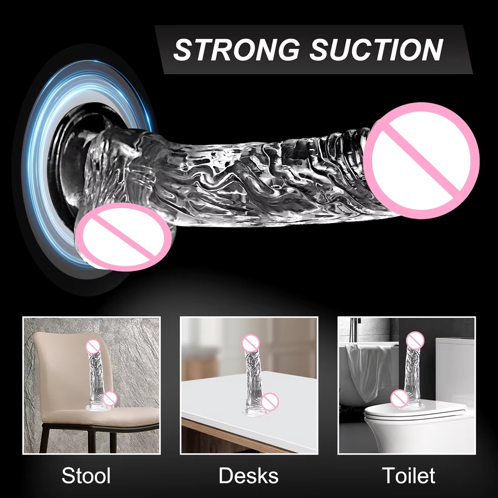 Suction Cup Dildo in 4 Sizes