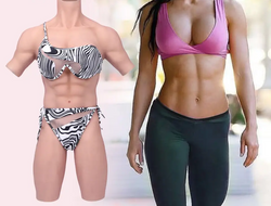 Female Silicone Body Muscle Suit