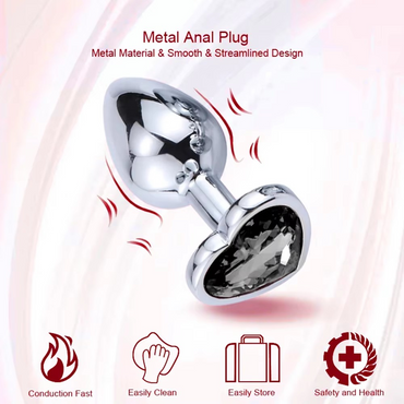 Metal anal butt plug