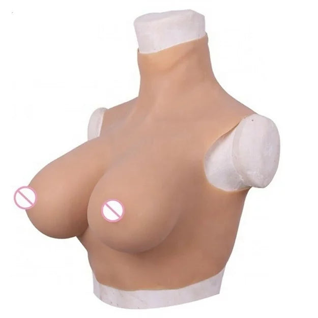 Silicone Breast Forms E Cup (Cotton Filling)