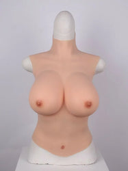 Half Body Silicone Breast Forms C Cup