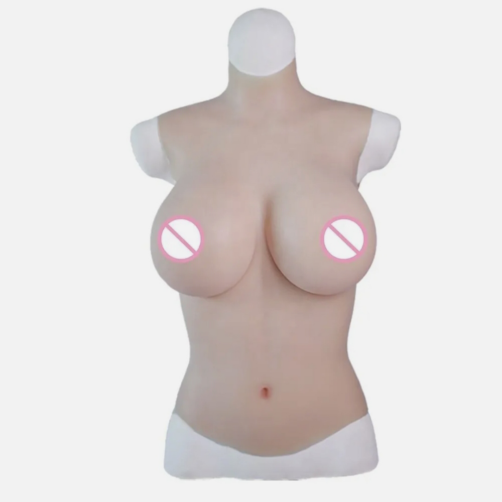 Half Body Silicone Breast Forms C Cup