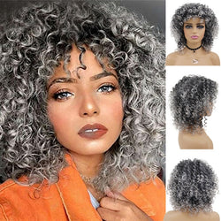 Medium Length Curly Synthetic Wig