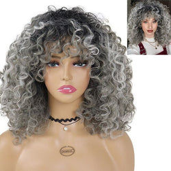 Medium Length Curly Synthetic Wig