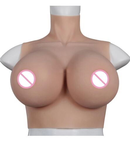 Silicone Breast forms Breastplate H Cup Fake Boobs Mastectomy Crossdressing