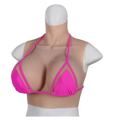 Silicone Breast forms Breastplate H Cup Fake Boobs Mastectomy Crossdressing