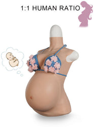 Silicone Breast Forms Pregnancy Belly Pregnant Crossdresser Drag Trans Fake Boob