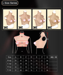 Premium Model Silicone Breast Form Plate