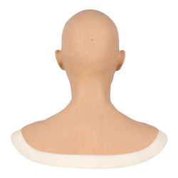 Full Head With Neck Line Female Silicone Mask With Make Up