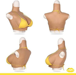 Silicone Breast forms Breastplate H Cup Fake Boobs Mastectomy Crossdressing