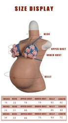 Silicone Breast Forms Pregnancy Belly Pregnant Crossdresser Drag Trans Fake Boob